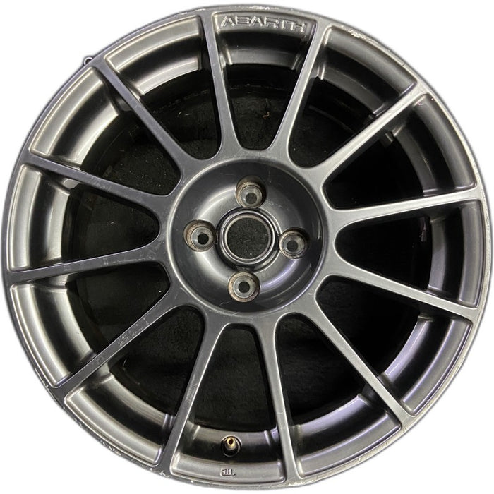 17" FIAT 500 12-13 2 Dr 17x7 alloy black finish Original OEM Wheel Rim