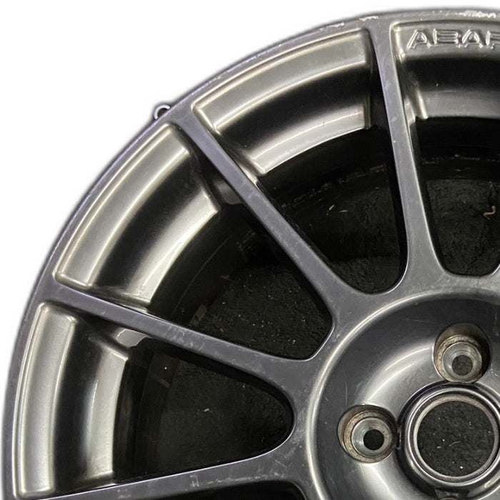 17" FIAT 500 12-13 2 Dr 17x7 alloy black finish Original OEM Wheel Rim