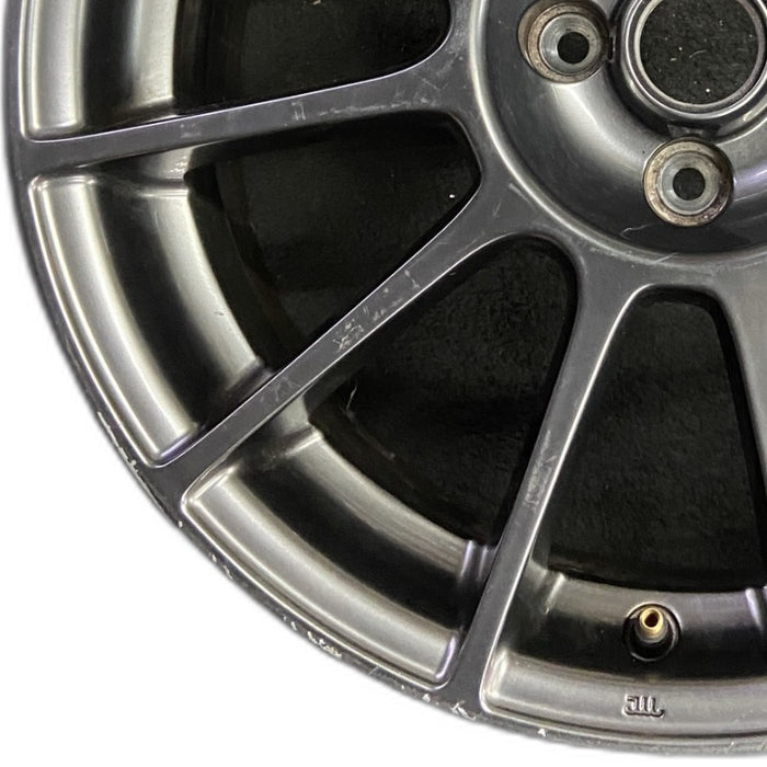 17" FIAT 500 12-13 2 Dr 17x7 alloy black finish Original OEM Wheel Rim