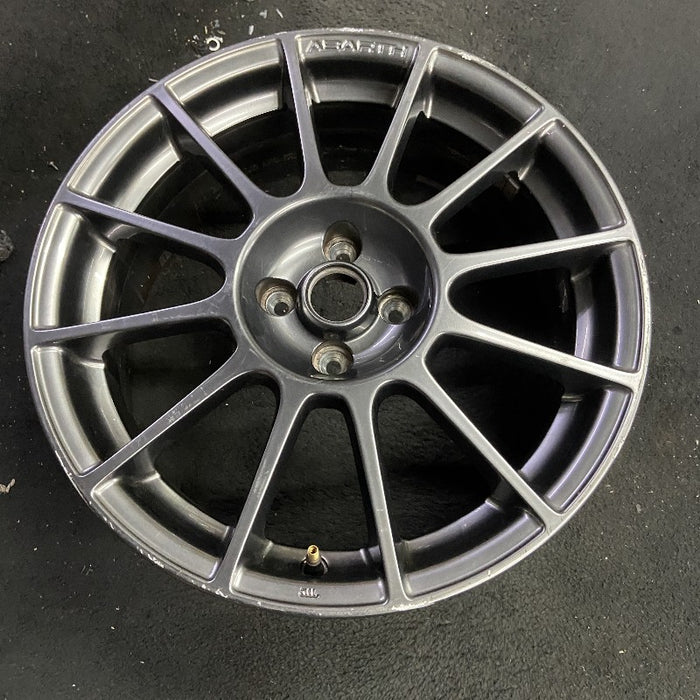 17" FIAT 500 12-13 2 Dr 17x7 alloy black finish Original OEM Wheel Rim