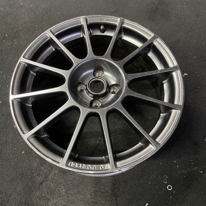 17" FIAT 500 12-13 2 Dr 17x7 alloy black finish Original OEM Wheel Rim