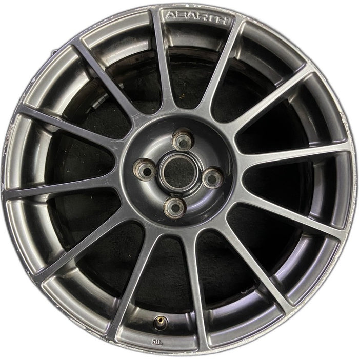 17" FIAT 500 12-13 2 Dr 17x7 alloy black finish Original OEM Wheel Rim