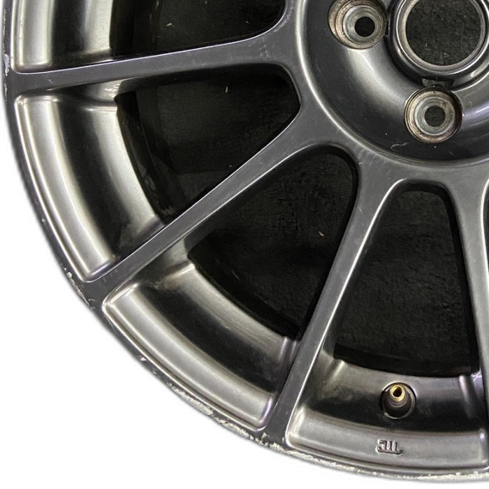 17" FIAT 500 12-13 2 Dr 17x7 alloy black finish Original OEM Wheel Rim