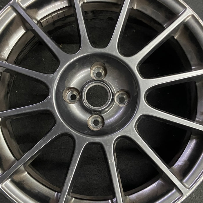 17" FIAT 500 12-13 2 Dr 17x7 alloy black finish Original OEM Wheel Rim