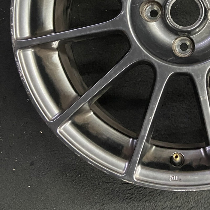 17" FIAT 500 12-13 2 Dr 17x7 alloy black finish Original OEM Wheel Rim