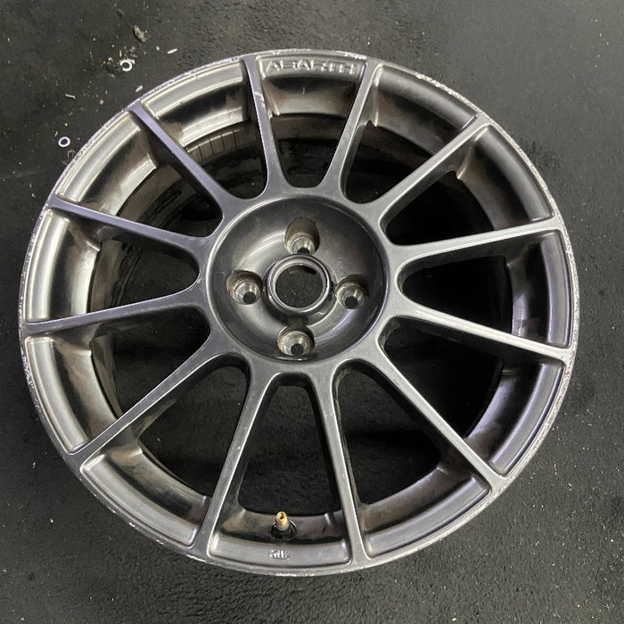 17" FIAT 500 12-13 2 Dr 17x7 alloy black finish Original OEM Wheel Rim