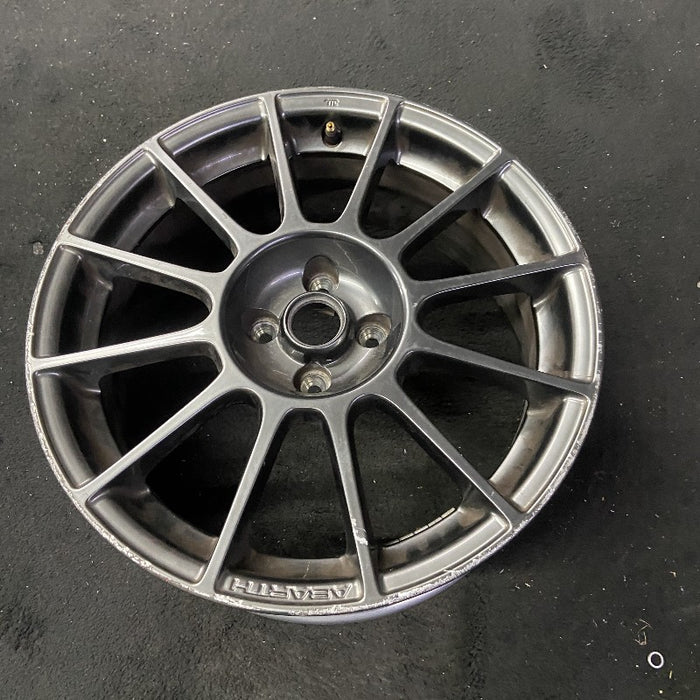 17" FIAT 500 12-13 2 Dr 17x7 alloy black finish Original OEM Wheel Rim