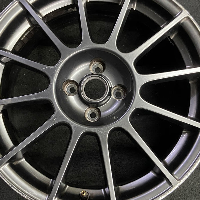 17" FIAT 500 12-13 2 Dr 17x7 alloy black finish Original OEM Wheel Rim