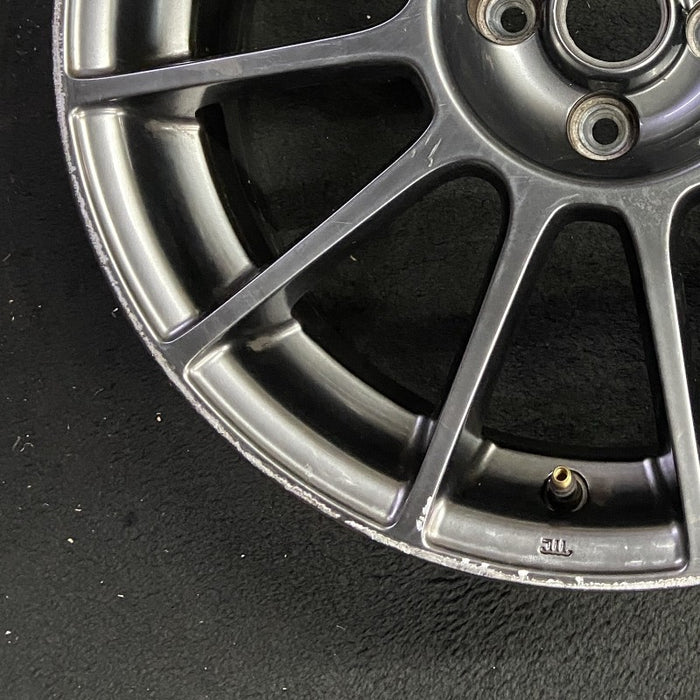 17" FIAT 500 12-13 2 Dr 17x7 alloy black finish Original OEM Wheel Rim