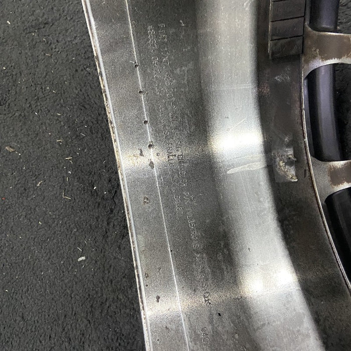 17" FIAT 500 12-13 2 Dr 17x7 alloy black finish Original OEM Wheel Rim