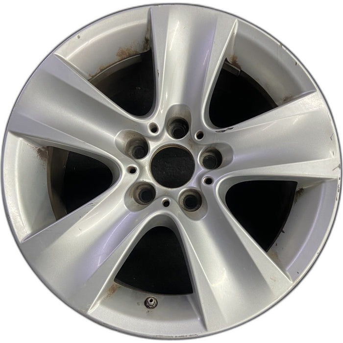 17" BMW 528i 11-16 17x8 , 5 spoke Original OEM Wheel Rim - Front View
