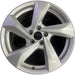 18" AUDI Q3 19-23 18x7 , , angled spoke Original OEM Wheel Rim - Front View