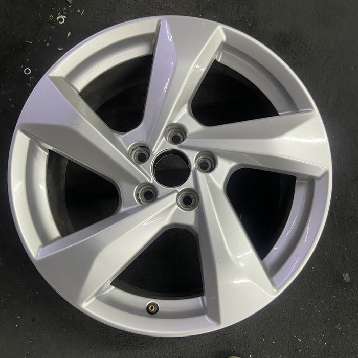 18" AUDI Q3 19-23 18x7 , , angled spoke Original OEM Wheel Rim - Angle View