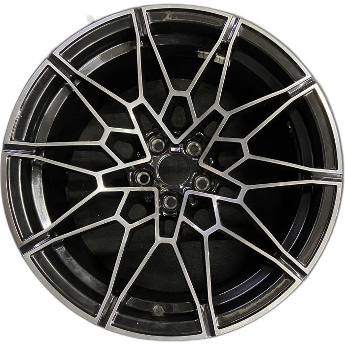 19" BMW M3 21-24 19x9.5 10 spoke diamd spoke w/o machined face Original OEM Wheel Rim