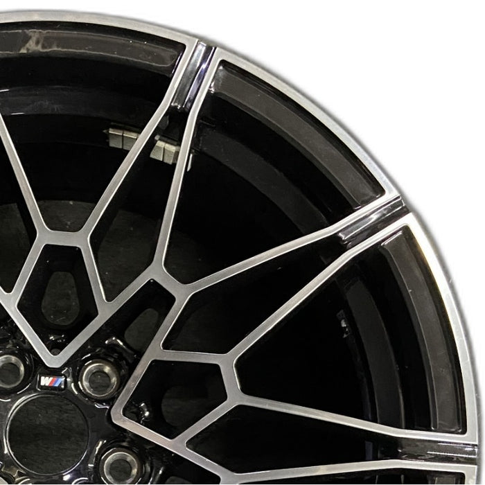 19" BMW M3 21-24 19x9.5 10 spoke diamd spoke w/o machined face Original OEM Wheel Rim
