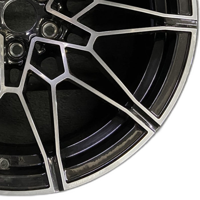 19" BMW M3 21-24 19x9.5 10 spoke diamd spoke w/o machined face Original OEM Wheel Rim