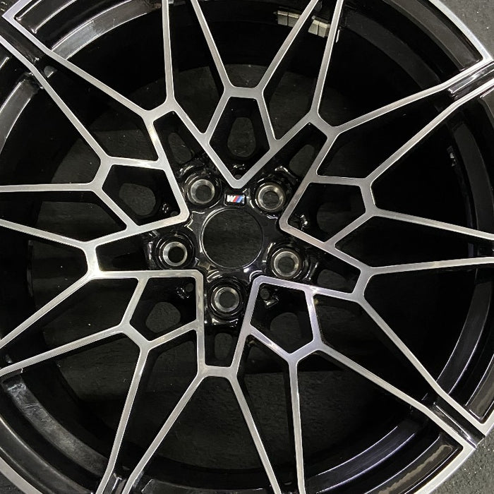 19" BMW M3 21-24 19x9.5 10 spoke diamd spoke w/o machined face Original OEM Wheel Rim