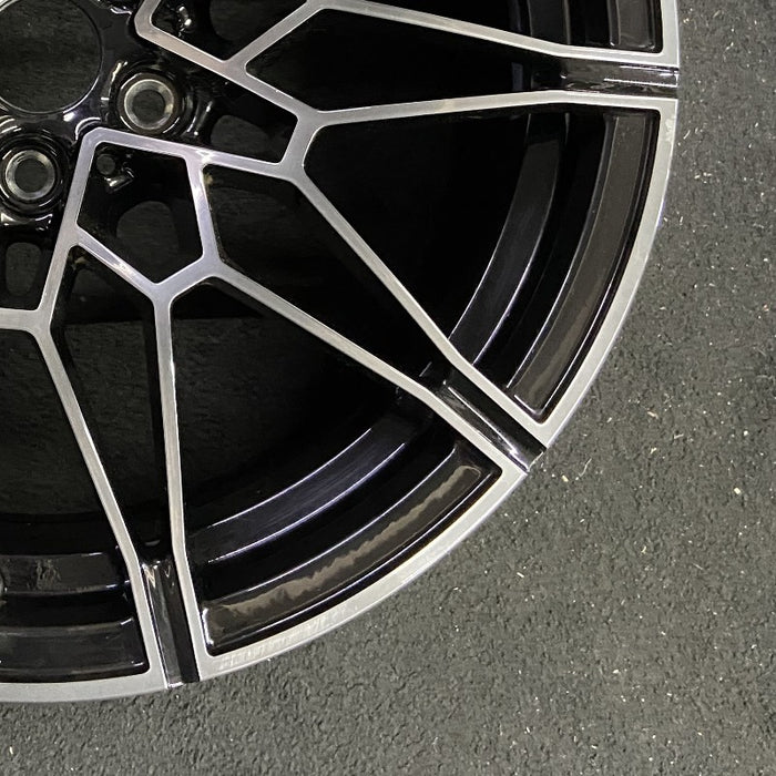 19" BMW M3 21-24 19x9.5 10 spoke diamd spoke w/o machined face Original OEM Wheel Rim