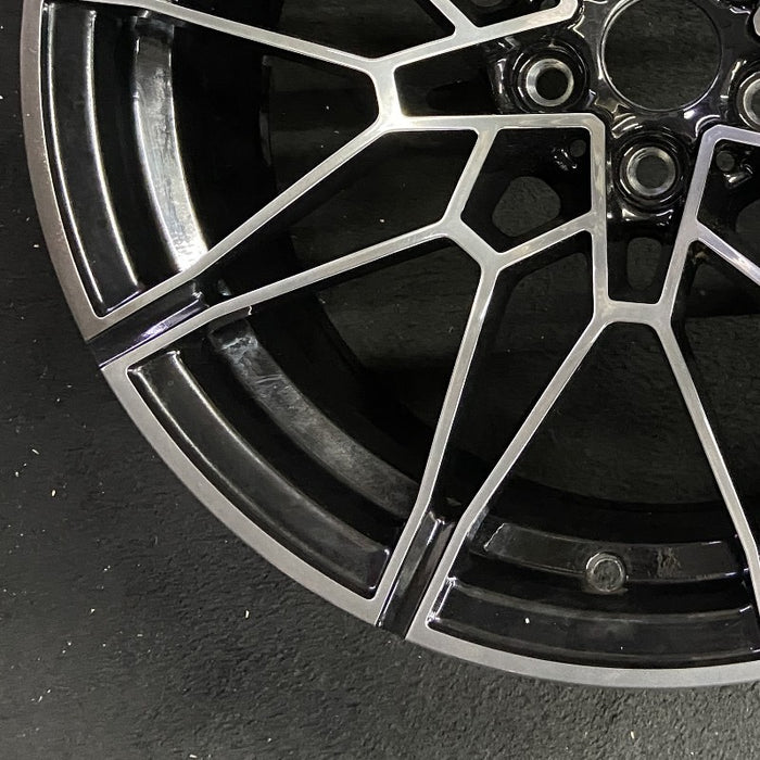 19" BMW M3 21-24 19x9.5 10 spoke diamd spoke w/o machined face Original OEM Wheel Rim