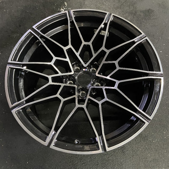 19" BMW M3 21-24 19x9.5 10 spoke diamd spoke w/o machined face Original OEM Wheel Rim