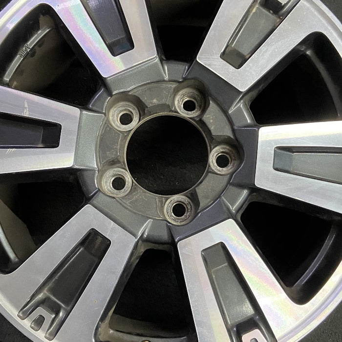 20" TUNDRA 18-21 20x8 alloy 6 spoke exposed lug nuts gray inlay Original OEM Wheel Rim