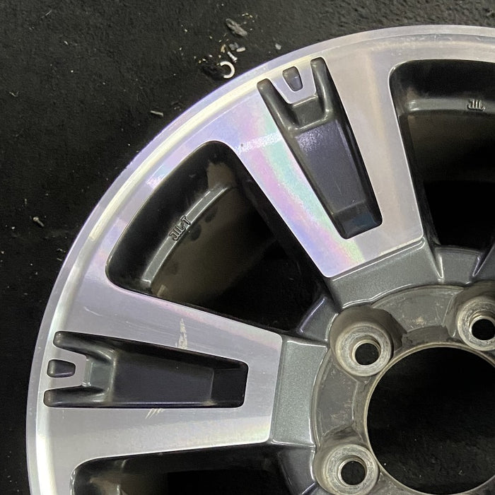 20" TUNDRA 18-21 20x8 alloy 6 spoke exposed lug nuts gray inlay Original OEM Wheel Rim