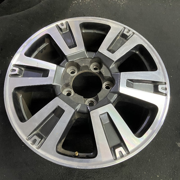 20" TUNDRA 18-21 20x8 alloy 6 spoke exposed lug nuts gray inlay Original OEM Wheel Rim
