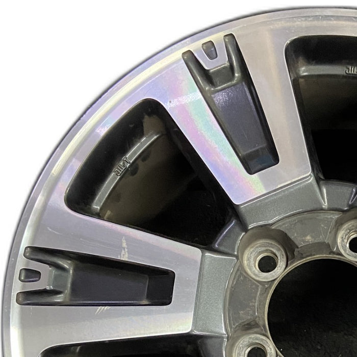 20" TUNDRA 18-21 20x8 alloy 6 spoke exposed lug nuts gray inlay Original OEM Wheel Rim