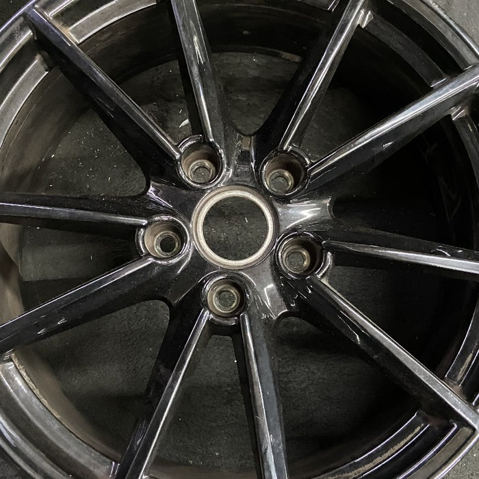 20" PORSCHE 911 20-23 20x8.5 10 spoke straight spoke w/o machined face; gloss black Original OEM Wheel Rim