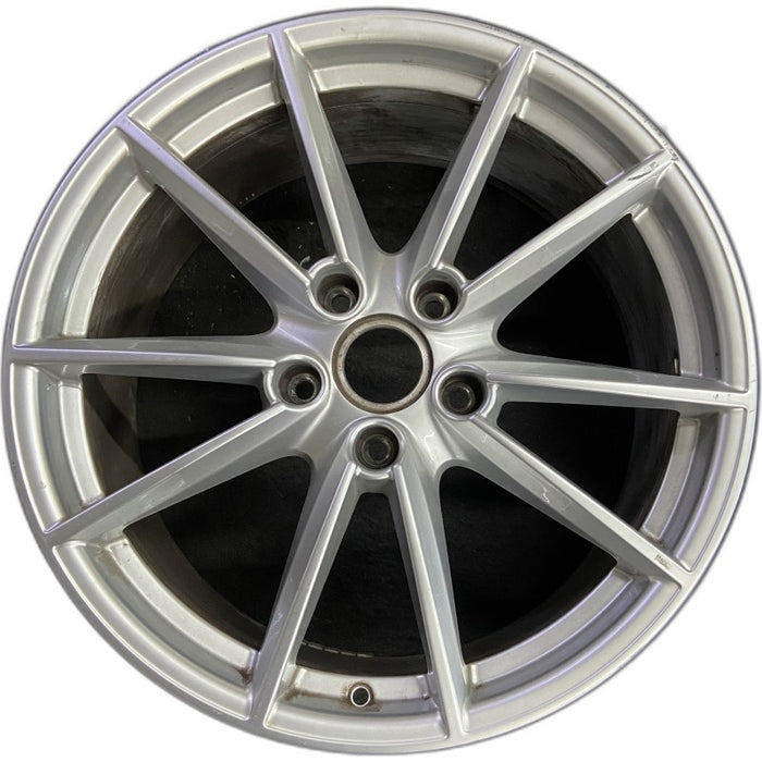 20" PORSCHE 911 20-23 20x8.5 10 spoke straight spoke w/o machined face; gloss black Original OEM Wheel Rim