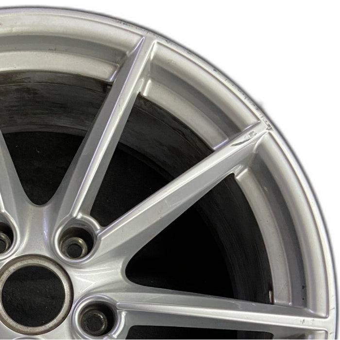 20" PORSCHE 911 20-23 20x8.5 10 spoke straight spoke w/o machined face; gloss black Original OEM Wheel Rim