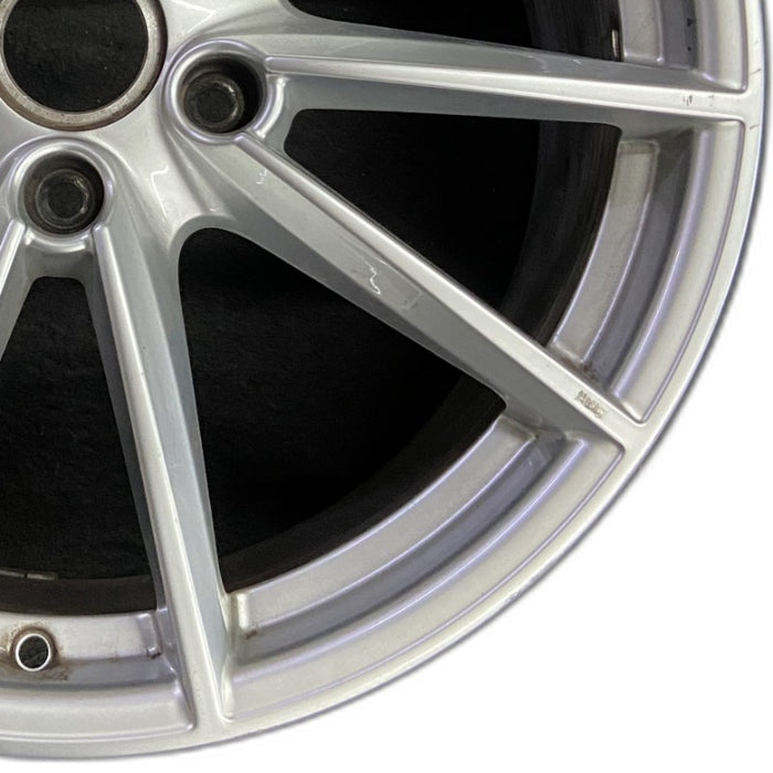 20" PORSCHE 911 20-23 20x8.5 10 spoke straight spoke w/o machined face; gloss black Original OEM Wheel Rim
