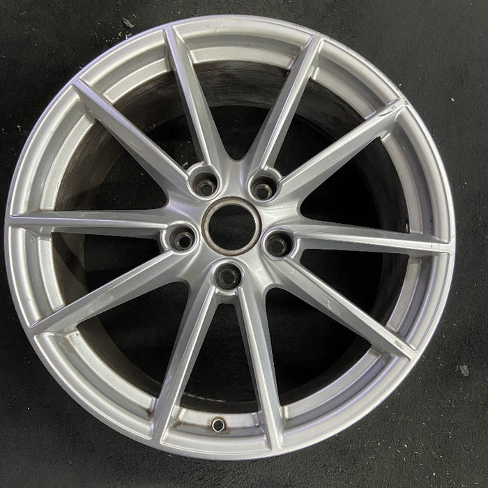 20" PORSCHE 911 20-23 20x8.5 10 spoke straight spoke w/o machined face; gloss black Original OEM Wheel Rim