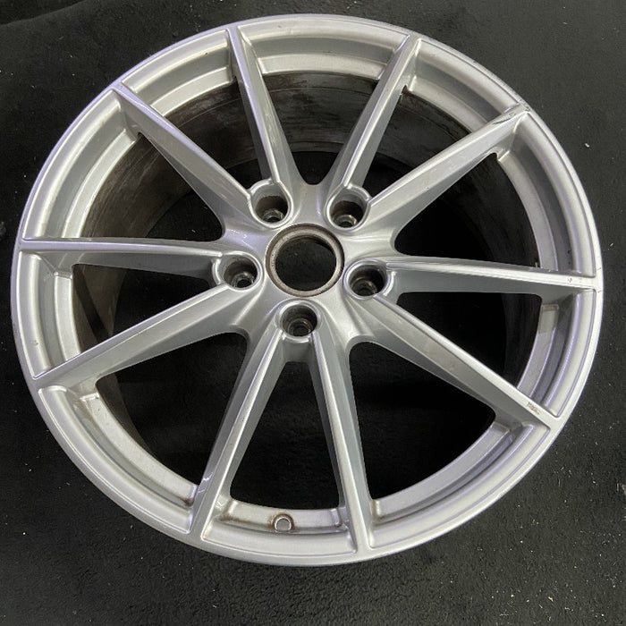 20" PORSCHE 911 20-23 20x8.5 10 spoke straight spoke w/o machined face; gloss black Original OEM Wheel Rim