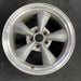 17" MUSTANG 00 17x8, , w/exposed lug nuts, funnel spoke Original OEM Wheel Rim - Angle View