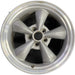 17" MUSTANG 00 17x8, , w/exposed lug nuts, funnel spoke Original OEM Wheel Rim - Front View