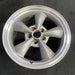 17" MUSTANG 00 17x8, , w/exposed lug nuts, funnel spoke Original OEM Wheel Rim - Side Profile
