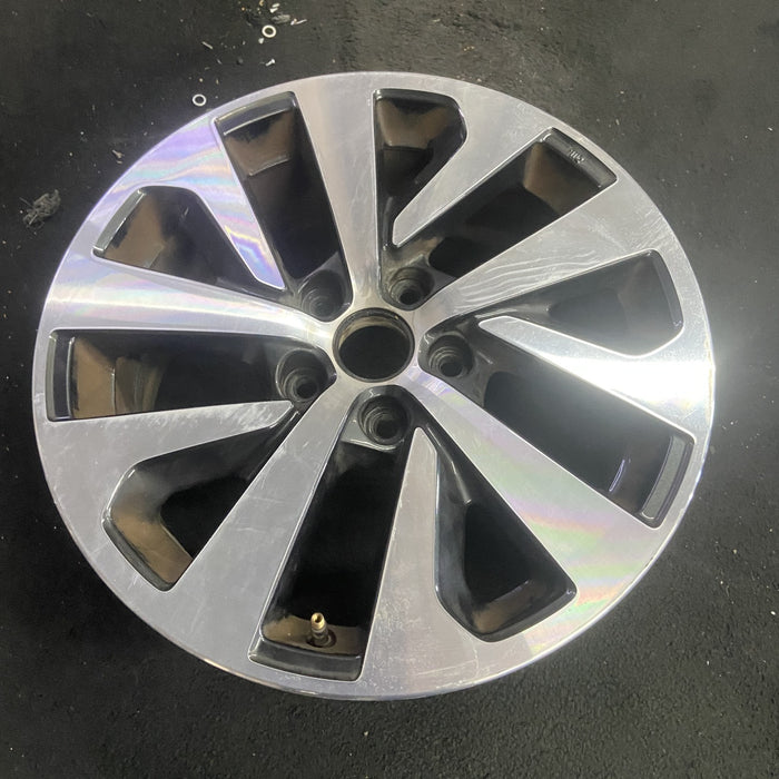 17" LEGACY 20-21 17x7, alloy Original OEM Wheel Rim - Side Profile