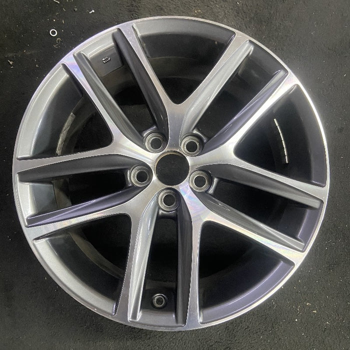 17" LEXUS CT200H 14 17x7 alloy 5 twin spoke silver gray Original OEM Wheel Rim