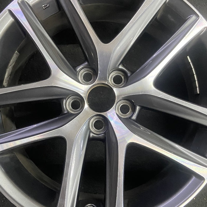 17" LEXUS CT200H 14 17x7 alloy 5 twin spoke silver gray Original OEM Wheel Rim