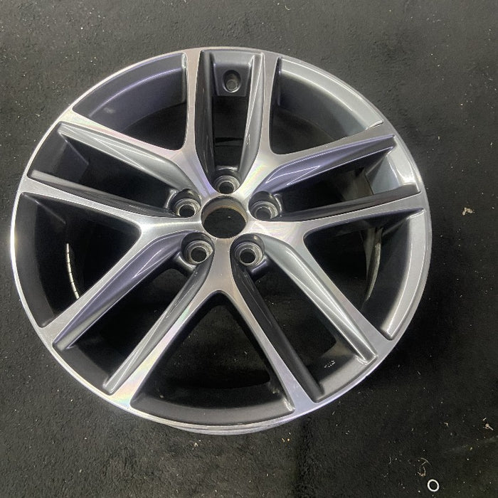 17" LEXUS CT200H 14 17x7 alloy 5 twin spoke silver gray Original OEM Wheel Rim