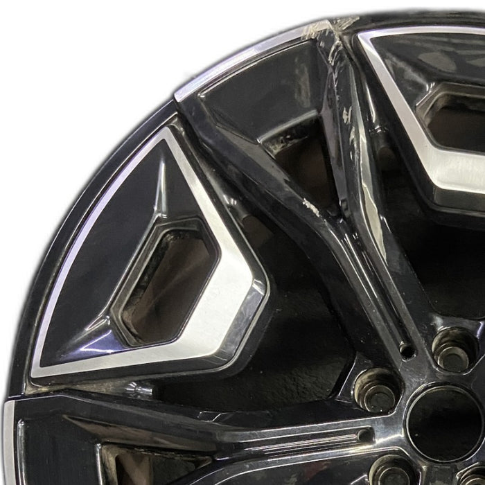 22" IX 22-24 22x9.5 5 Y spoke machined face with pockets Original OEM Wheel Rim