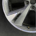 20" Q4 22 20x8 5 spoke silver dark gray Original OEM Wheel Rim - Additional View