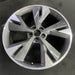 20" Q4 22 20x8 5 spoke silver dark gray Original OEM Wheel Rim - View 7