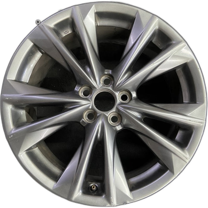 19" LEXUS ES250 21 19x8 alloy 5 split spoke silver smoked Original OEM Wheel Rim