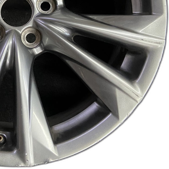 19" LEXUS ES250 21 19x8 alloy 5 split spoke silver smoked Original OEM Wheel Rim