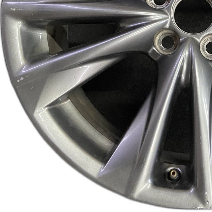 19" LEXUS ES250 21 19x8 alloy 5 split spoke silver smoked Original OEM Wheel Rim