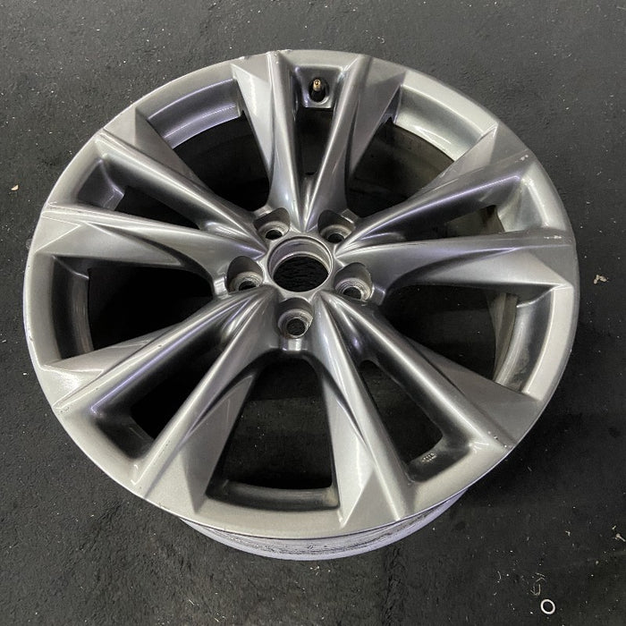 19" LEXUS ES250 21 19x8 alloy 5 split spoke silver smoked Original OEM Wheel Rim