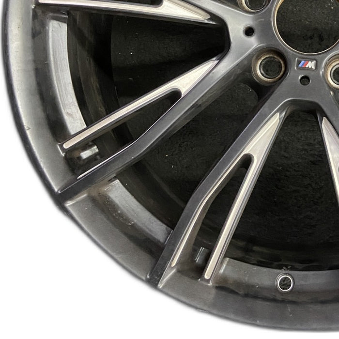 20" BMW 320i 15 20x8.5 10 Y spoke narrow spoke opening black matte finish Original OEM Wheel Rim