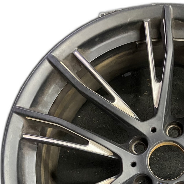 20" BMW 320i 15 20x8 10 Y spoke narrow spoke opening black matte finish Original OEM Wheel Rim